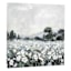 White Flower Canvas Wall Art, 30"