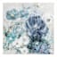Soft Blue Floral Canvas Wall Art, 30"