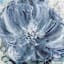 Soft Blue Floral Canvas Wall Art, 30"