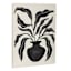 Black Plant Canvas Wall Art, 24x32