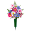 Patriotic Butterfly Floral Round Vase, 22"