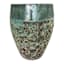 Green Lava Ceramic Outdoor Planter, Extra Large