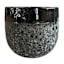 Black Lava Ceramic Outdoor Planter, Small