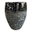 Black Lava Ceramic Outdoor Planter, Extra Large