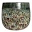 Green Lava Ceramic Outdoor Planter, Large