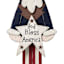 Patriotic Uncle Same Statue, 36"