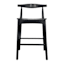 Aurora Wooden Counter Stool, Espresso Finish