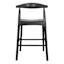 Aurora Wooden Counter Stool, Espresso Finish