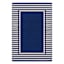 (E541) Sunny Club Solstice Border Area Rug, 5x7