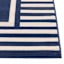 (E541) Sunny Club Solstice Border Area Rug, 5x7