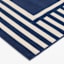 (E541) Sunny Club Solstice Border Area Rug, 5x7
