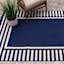 (E541) Sunny Club Solstice Border Area Rug, 5x7