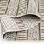 (E539) Colourscape Heritage Stripe Outdoor Area Rug, 8x10