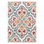 Solstice Annalise Blue & Red Outdoor Area Rug, 5x7