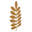 Leaf Rattan Wall Decor, Large