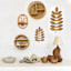 Leaf Rattan Wall Decor, Large