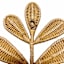 Leaf Rattan Wall Decor