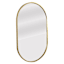 Gold Oval Wall Mirror, 24x38