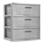 3-Drawer Sterilite Wide Weave Tower