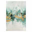 Green & Gold Embellished Canvas Wall Art, 24x36