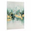 Green & Gold Embellished Canvas Wall Art, 24x36