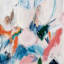 Multicolor Embellished Abstract Canvas Wall Art, 32x40