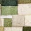 Green Sqaures Embellished Canvas Wall Art, 24"
