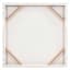 Cream Gloss Embellished Canvas Wall Art, 24"