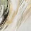 White & Gold Abstract Embellished Swirl Canvas Wall Art, 24x36