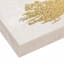 Warm Brown Embellished Abstract Canvas Wall Art, 48x24