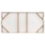 Warm Brown Embellished Abstract Canvas Wall Art, 48x24