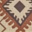Glass Framed Brown Fabric Wall Art, 16x20