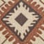 Glass Framed Brown Fabric Wall Art, 16x20
