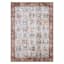 (D621) Freya Terracotta Medallion Area Rug, 8x10