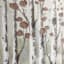 Misty Morning Birch Forest Enhanced Canvas Wall Art, 72x32