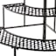 Black Tiered Metal Plant Stand, 24"