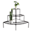 Black Tiered Metal Plant Stand, 24"