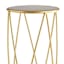 Providence Gold Metal Plant Stand, Small