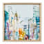 Framed Colorful Nyc Cityscape Wall Art, 32"