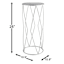 Providence Silver Metal Plant Stand, Large