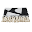 Crosby St. Black & White Modern Geo Woven Throw Blanket, 50x60
