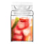 2-Piece Acrylic Milk Cartons, 16oz