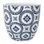 Blue Valencia Outdoor Planter, Large