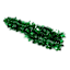 Green Tinsel Garland, 144"