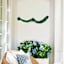Green Tinsel Garland, 144"