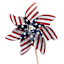Patriotic Stars & Stripes Whirligig, 41"