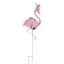 Patriotic Metal Flamingo Yard Stake, 36"