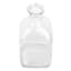 Clear Glass Square Bud Vase, 5"