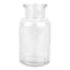 Clear Glass Round Bud Vase, 5"