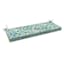 Calista Teal Outdoor Bench Cushion